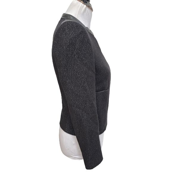 Zadig & Voltaire Cropped Moto Jacket Black Size Small (36) - Picture 2 of 9